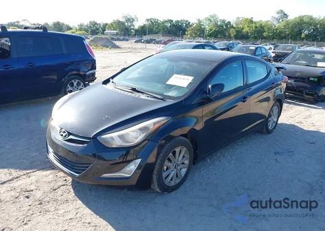 2014 Hyundai Elantra Se from USA, damaged, VIN KMHDH4AE2EU066458
